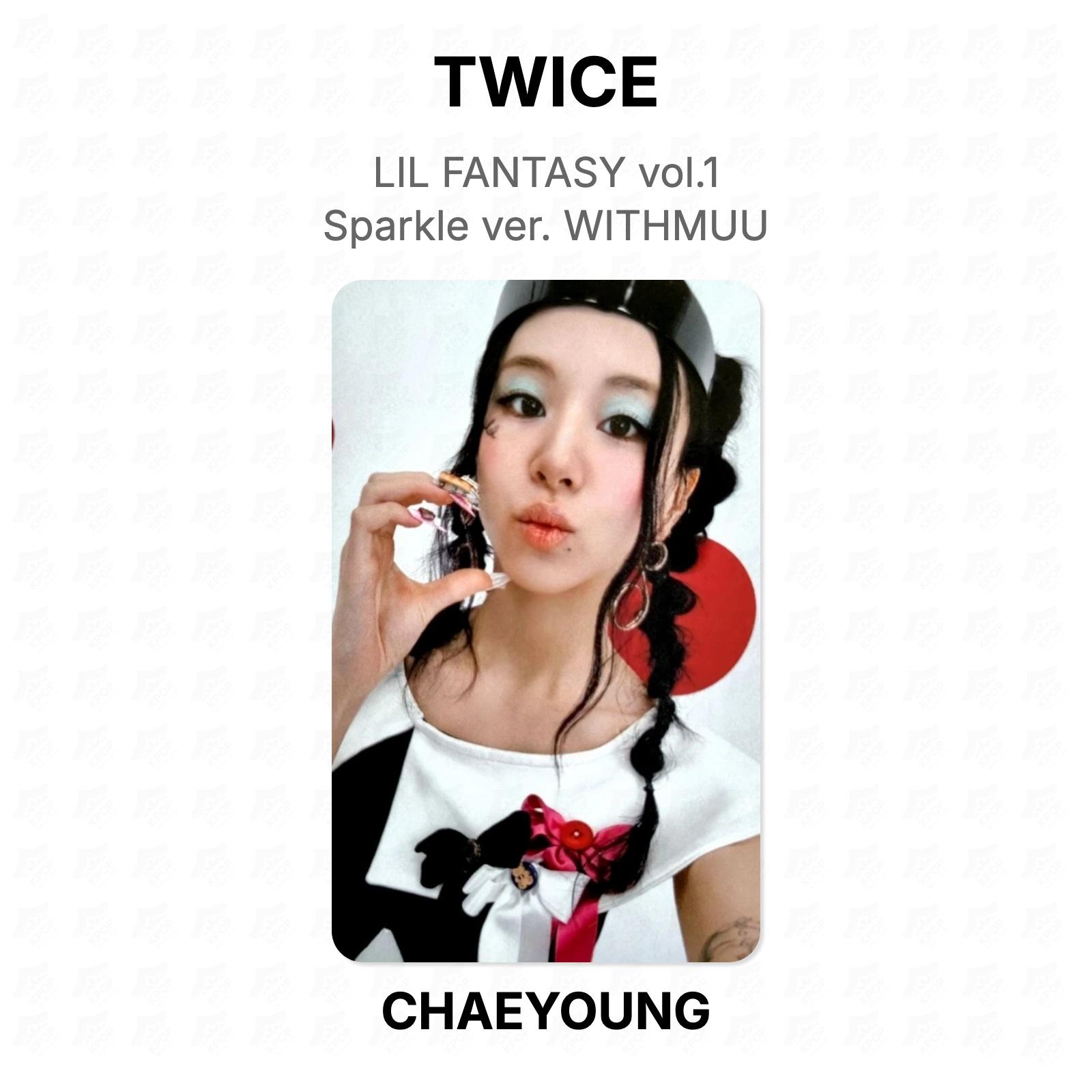 TWICE CHAEYOUNG LIL FANTASY vol.1 Sparkle ver. WITHMUU Official Photocard CHAEYOUNG