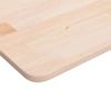 342917 vidaXL Square Table Top 70x70x1.5 Cm Solid Oak Wood Untreated