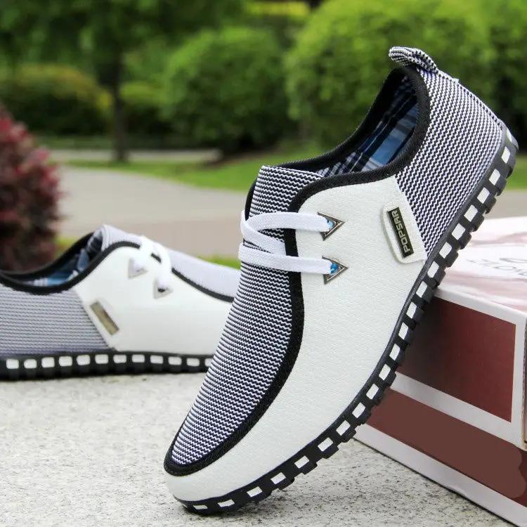 Mode Basic Herren Freizeit-Sneakers bequeme Espadrilles Herren Klettern Canvas-Schuhe Herren-Sneakers große Übergröße 45 46 47