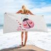 Ladybug Beach Towel Microfiber Cartoon Insect Bath Towel Quick-dry Swimming Cover Soft Portable Camping Sport Spa Travel Towels