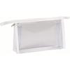 Pencil Case - Special Exam - Rectangular - Transparent with Glitter - 22 X 4 X 14 Cm - Zipped