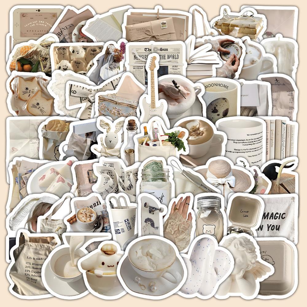 Autocolant drăguț de pisică Creative Kawaii Pisicuță neagră care se joacă Autocolant minunat de papetărie pentru album de însemnări decorative DIY