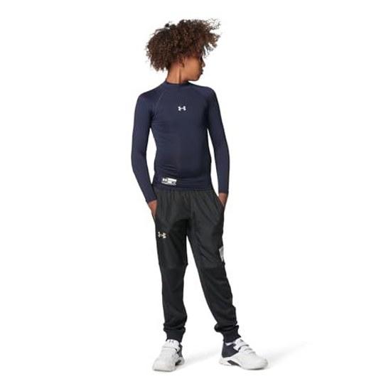 UNDER ARMOUR Base Layer UA HeatGear Armor Compression Long Sleeve Mock Boys
