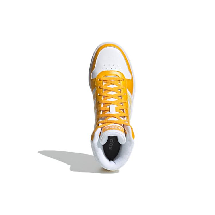 Adidas Hoops 2.0 Mid 'White Yellow' Women's G55054