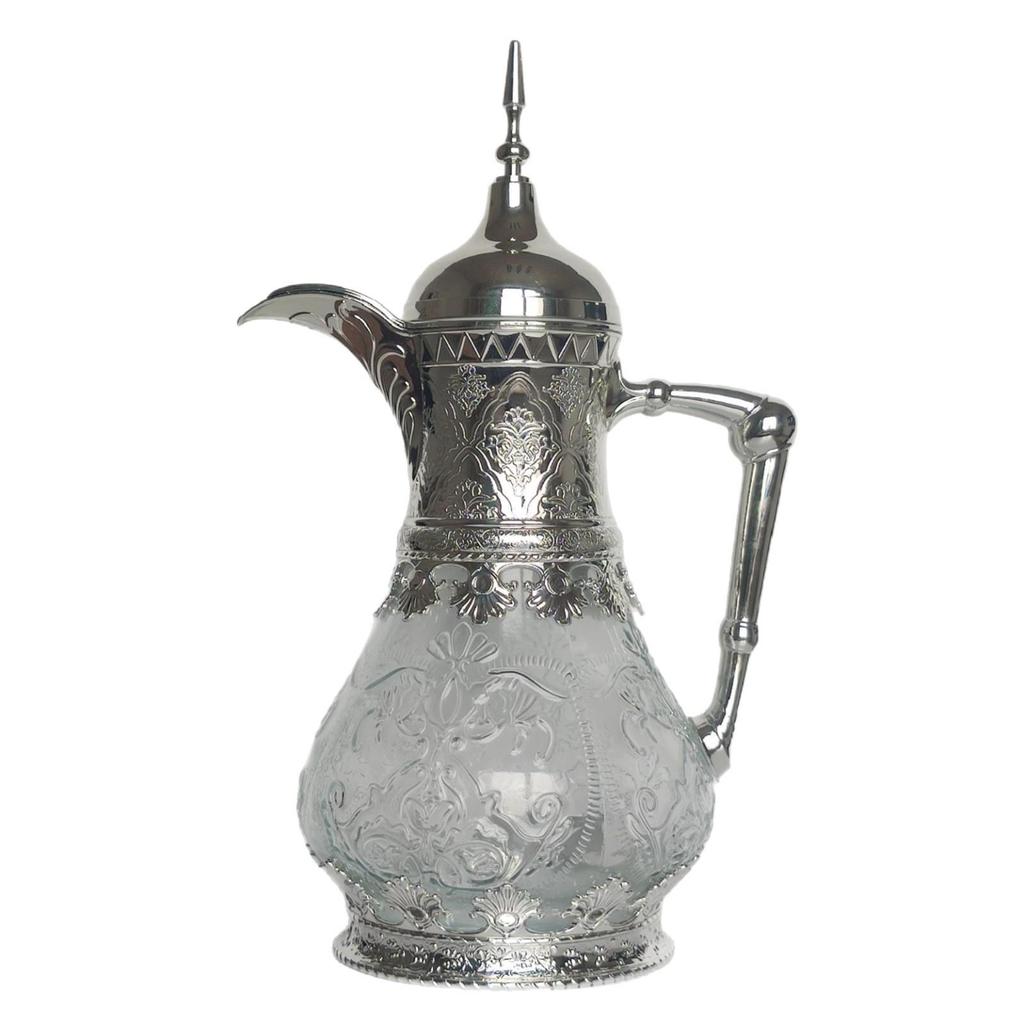 Ensemble de bouilloire à eau froide en verre de luxe pour le Moyen-Orient - Grande capacité, design de haute qualité pour un usage domestique