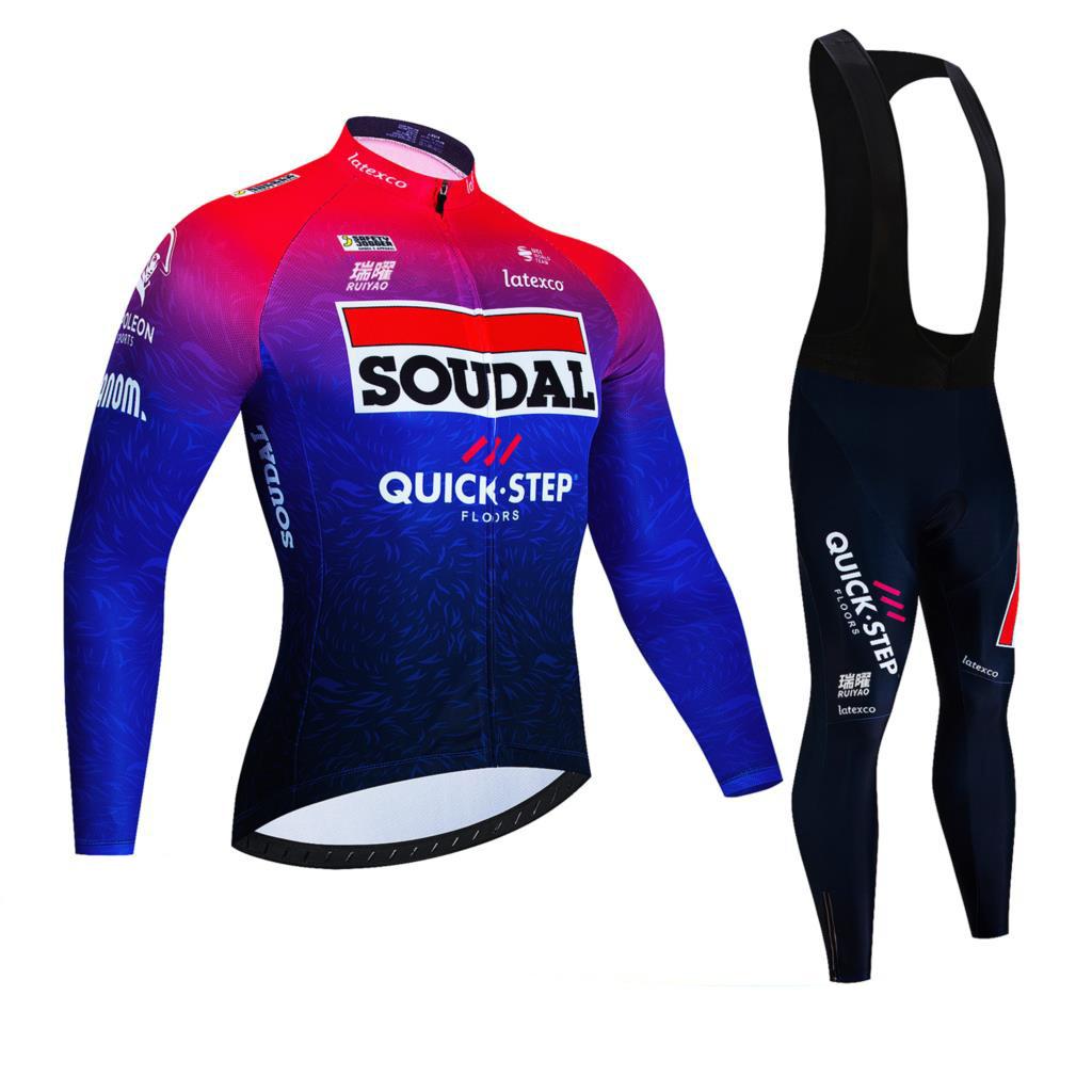 Men's Cycling Clothes Men's Quick-drying Fleece Cycling Clothes Bicycle New 2026 autumn breathable cycling suit