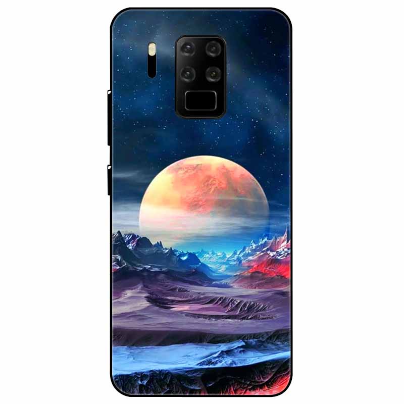 For OUKITEL C18 Pro C21 C21Pro Case Silicone Black Soft Protector Funda Capa for OUKITEL C21 Pro C18 Pro Cover TPU Cartoon Cover