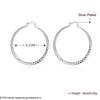 5cm Runde Creolen für Damen Mode Hübsch Hochzeit Party Schmuck Feiertagsgeschenke