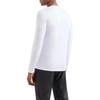 Emporio Armani EA7 Letter Logo Slim Fit Long Sleeve T-Shirt Men Tops White 8NPT17-PJRGZ-1100