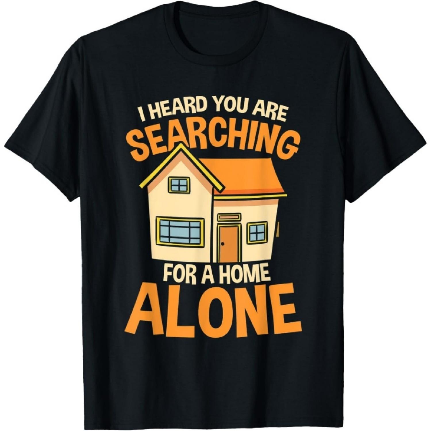 Я слышал, ты ищешь футболку «Один дома» S
