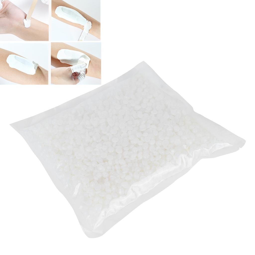 Transparent Hair Removal Hard Wax Beans Face Armpit Arm Depilatory Wax Bead 500g