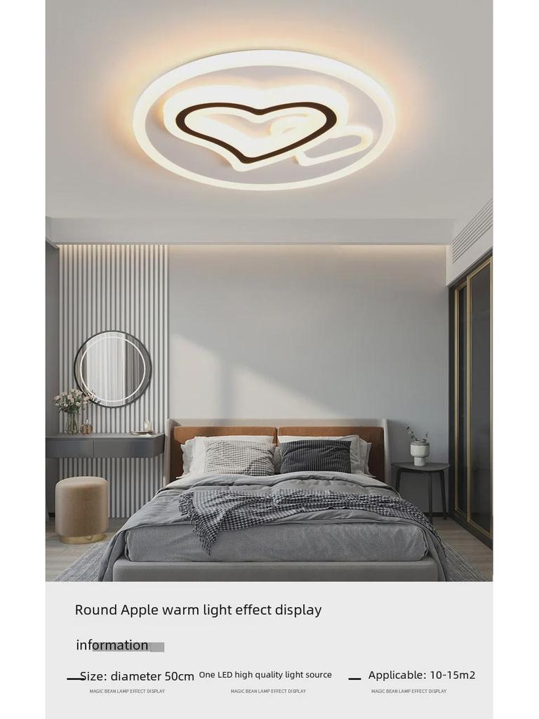 Modern Round LED Ceiling Lamp for Living Room, Bedroom, Restaurant, or Study