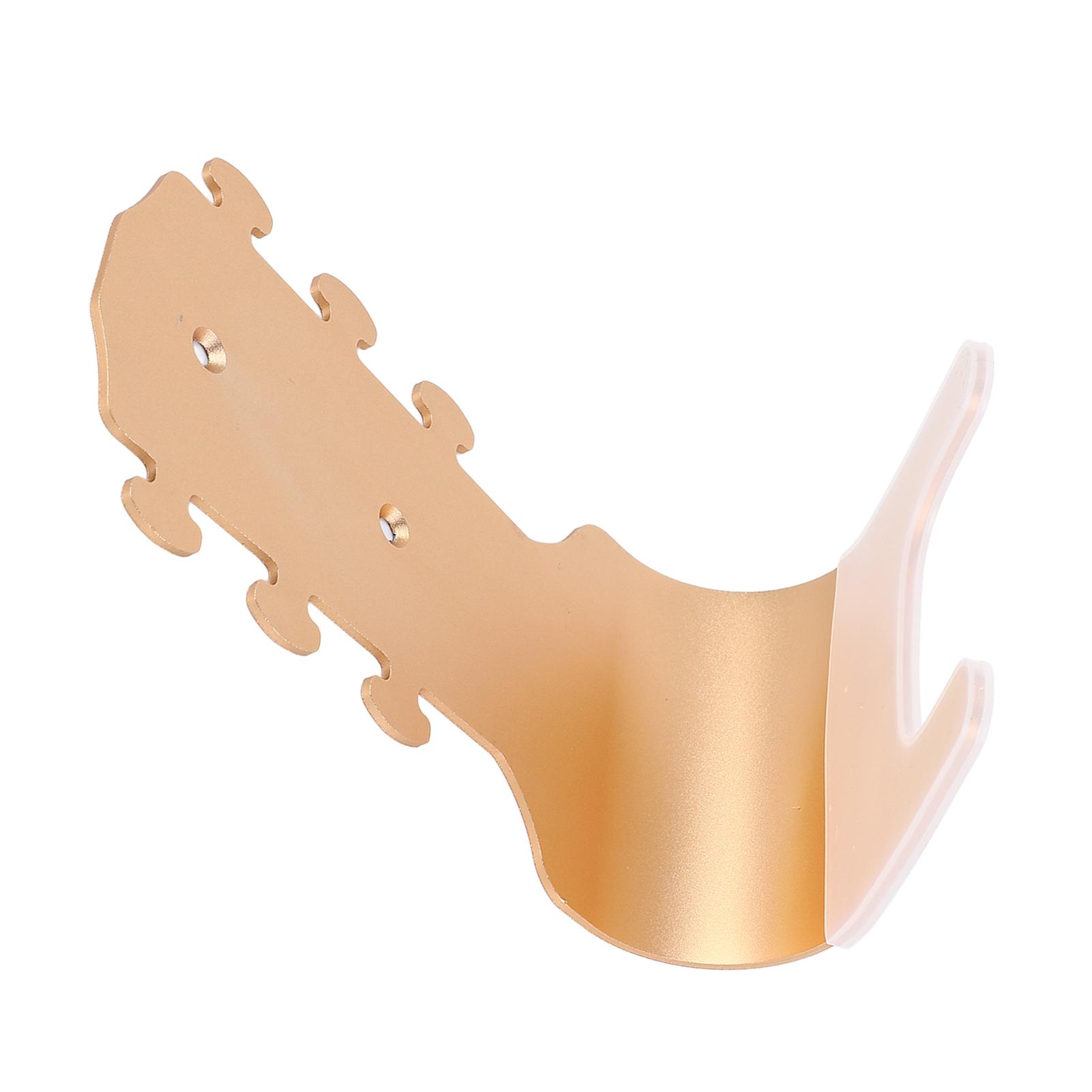 

Wall Mount Guitar Hanger Hole Free Guitar Wall Hanger Holder with Silicone Protective Sleeve for Guitars Bass Uklele