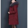 Mid-Length Down Cotton Jacket for Middle-Aged and Elderly Women