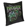 Monster Truck Monster Jam Square Pillow Cover Decoration Cushion Cover Throw Pillow for Car Doublesided Printing