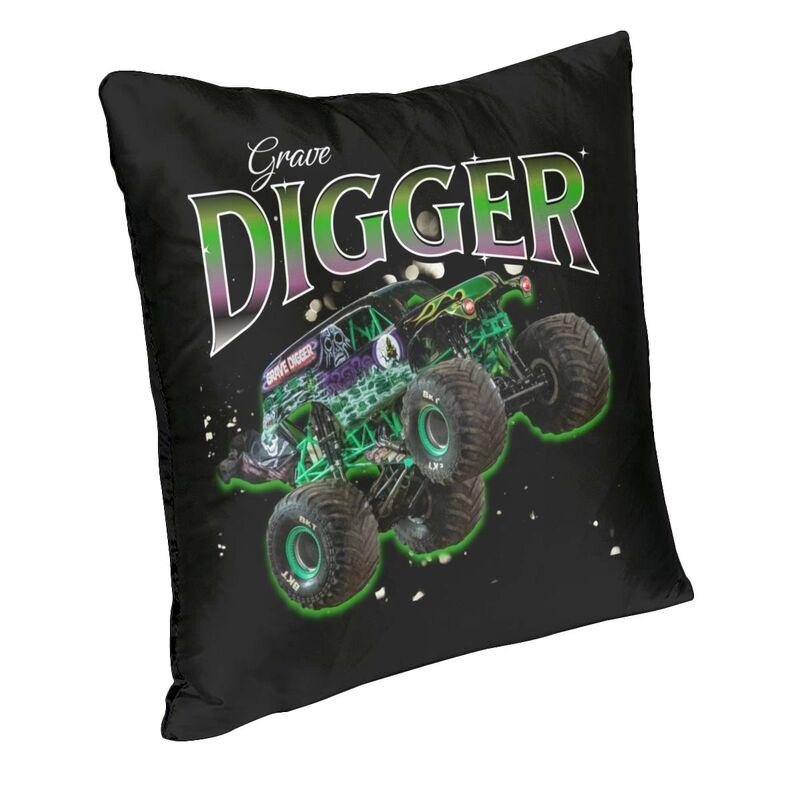 Monster Truck Monster Jam Square Pillow Cover Decoration Cushion Cover Throw Pillow for Car Doublesided Printing