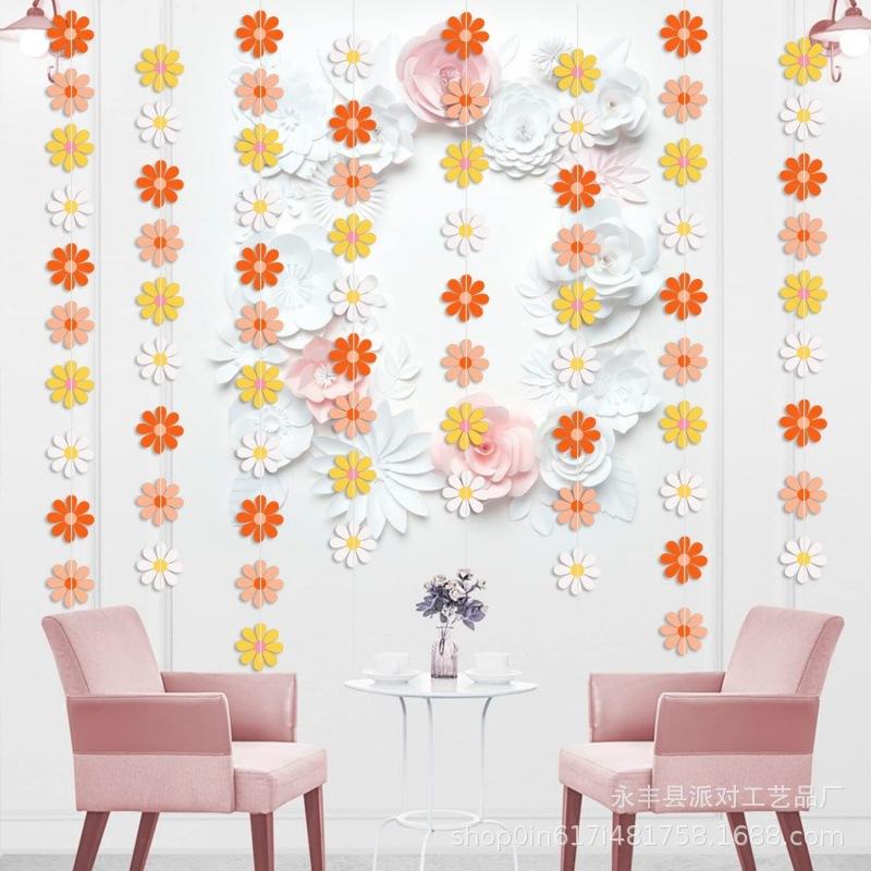 Inspired Daisy Banner Bunting for Children's Birthday Party Décor
