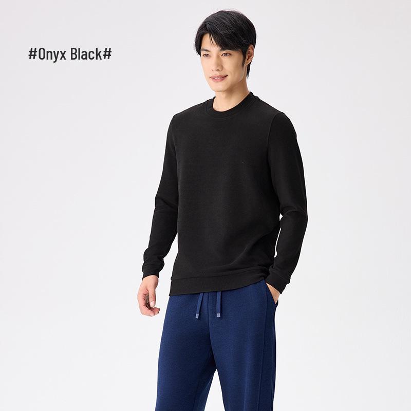 

Men s Chunky Knit Snowflake Velvet Warm Base Layer - Fashionable, Skin-Friendly, Casual Long Sleeve Round Neck for Autumn/Winter. XL