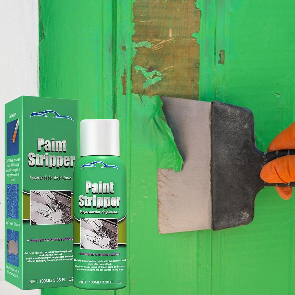 Spray Paint Remover Car Rust Remover Spray Metal Surface Chrome Cleaner For Car Paint Rim Auto Wheel Rust Prevention Spray 100ml