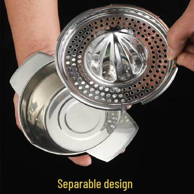 304 Stainless Steel Manual Juicer for Oranges and Lemons - Thickened Design