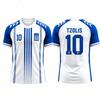 Maglia Nazionale di Calcio Greca Tsimikas Charisteas Bakasetas Tzolis Traspirante Top da Calcio Stampa T-shirt da Spiaggia Uomo Donna Fan