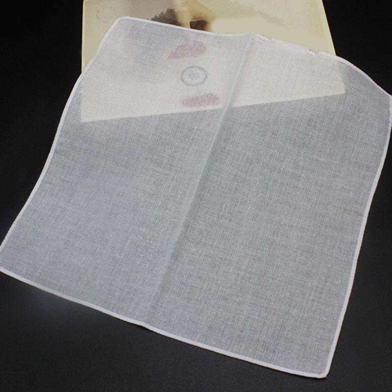 10pcs Men White Handkerchiefs From Soft Cotton Handkerchief for Maintaining Cleanliness and Fashionable