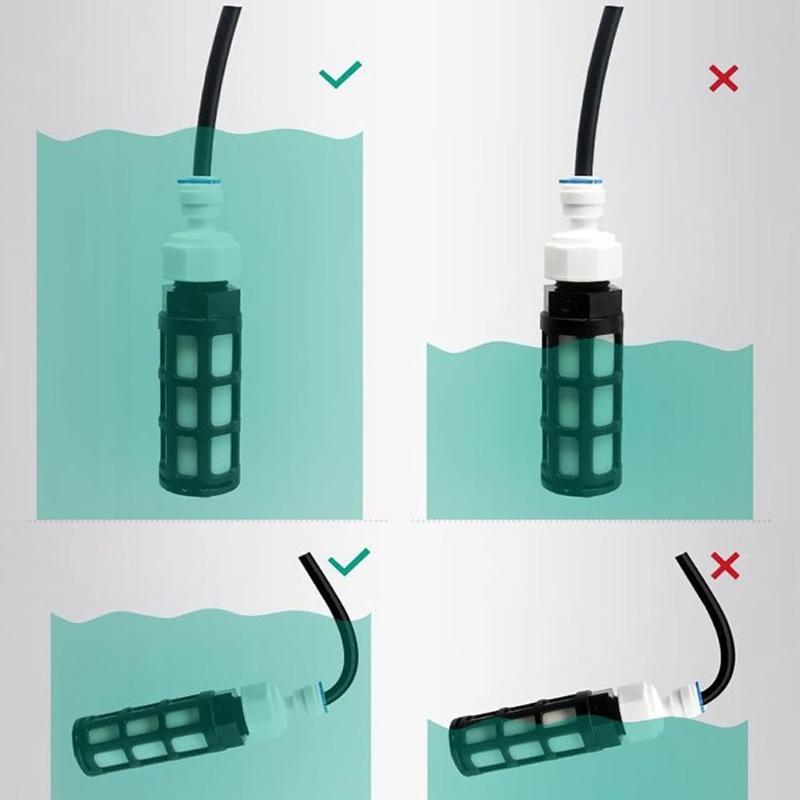 1/4'' Fine Filtration Self Priming Water Inlet Filter For Humidifier Sprays Systems Homes Offices Garden Misting System