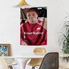 Mbappe Custom Your Name Wall Decor Tapestry Art For Pet Memorial Birthdaywedding Party Backdrop Family Gift