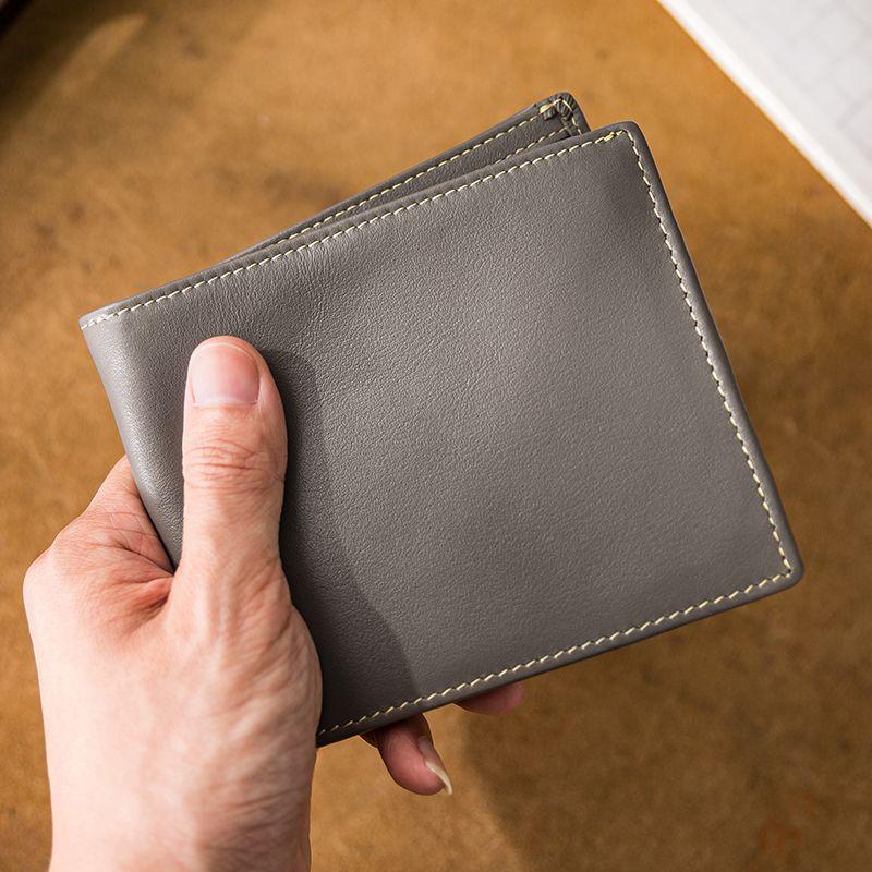 

Японский стиль Старый Горизонтальный Молодежный Ретро Женский Ручной работы Натуральная кожа Grey