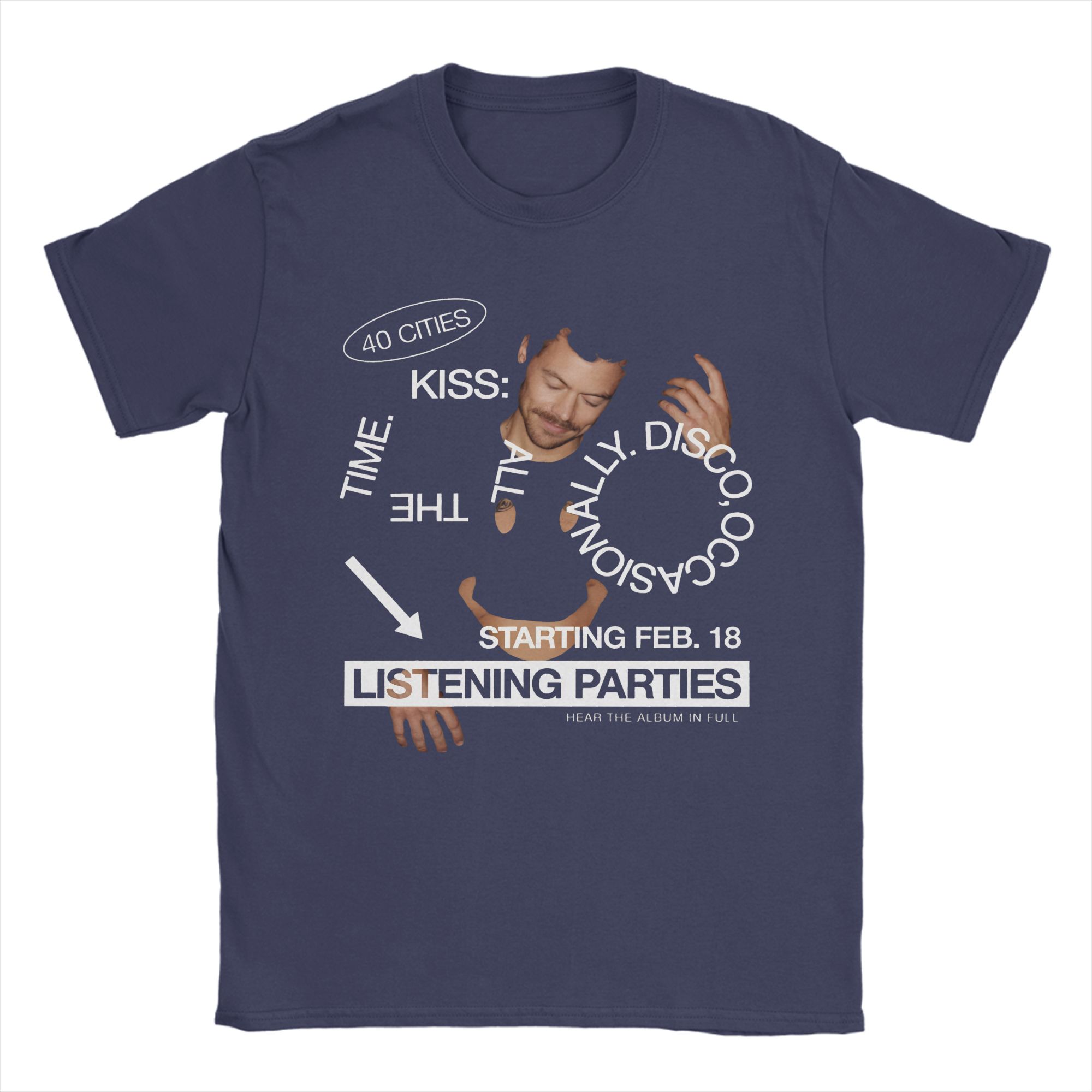 

Harry Styles Kiss All The Time Disco Occasionally T Shirts Men 100 Cotton Funny TShirts Crewneck Tee Shirt Short Sleeve Tops 4XL