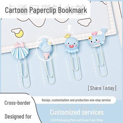 Creative Cartoon Paper Clip Bookmark – Cute and Fun Designs for Students