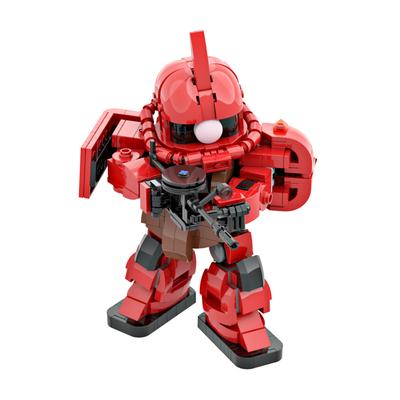 MOC ZAKU II Building Block Anime Figure Action Model Collection Educational Brick Assemble Robot Toy For Children Gift