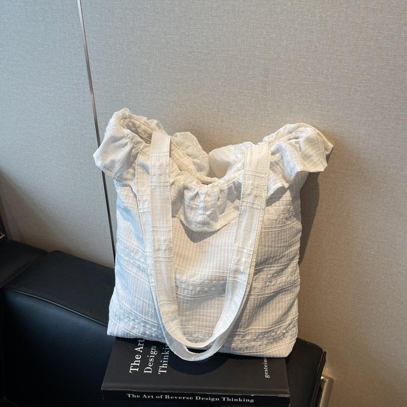 Fashion Casual Canvas Bag Wind Lazy Small Relaxation Tote Bag Shoulder Bag