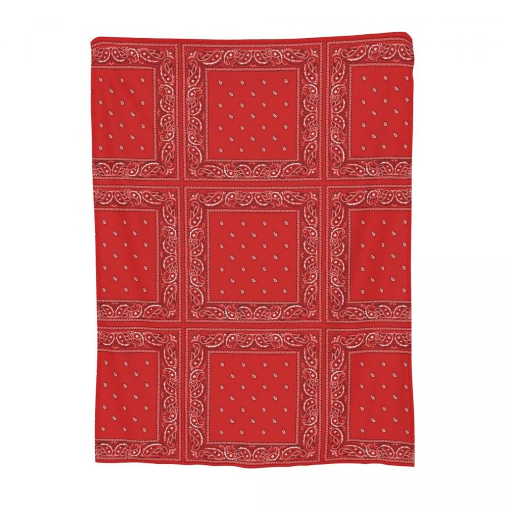 Classic Paisley Bandana Blankets Flannel Throw Blanket Multi-function Throw Blankets for Couch Bedding Outdoor Throws Bedspread