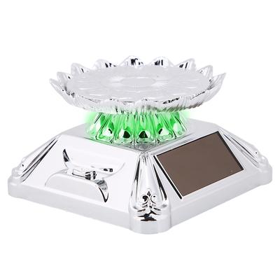Solar Showcase 360 Rotating Turntable Watch Phone Jewelry Ring Display Stand
