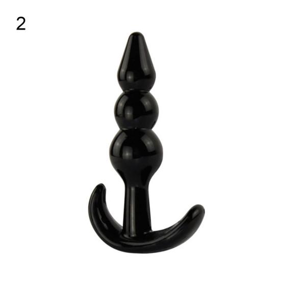 Couple Sharing Sex Toys Silicone Dilator Bead Sex Toy Expansion Stimulator Anal Plug Adult