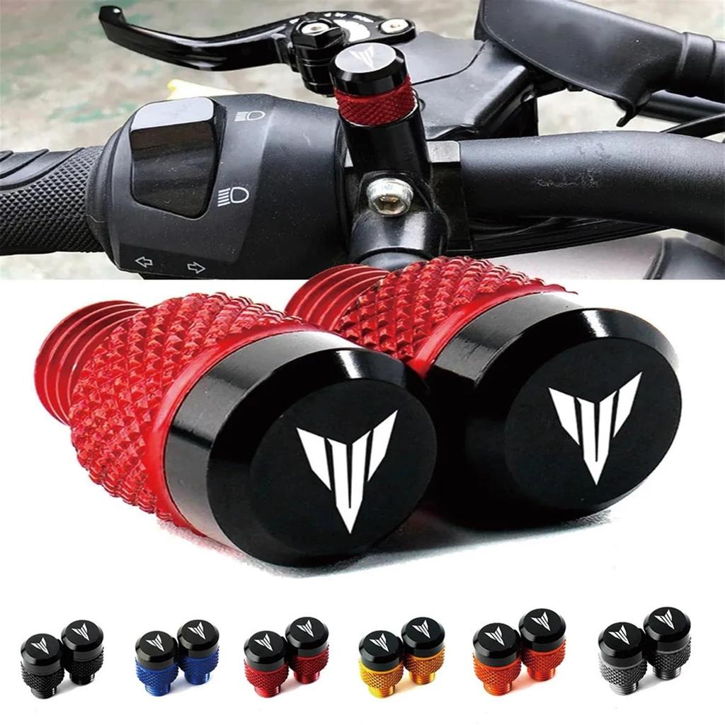 Motorcycle Accessories M10*1.25 Aluminum Screw Bolt Mirror Hole Plug Cap Compatible with MT-07 MT03 MT07 MT09 MT10 MT25 FZ09 FZ07