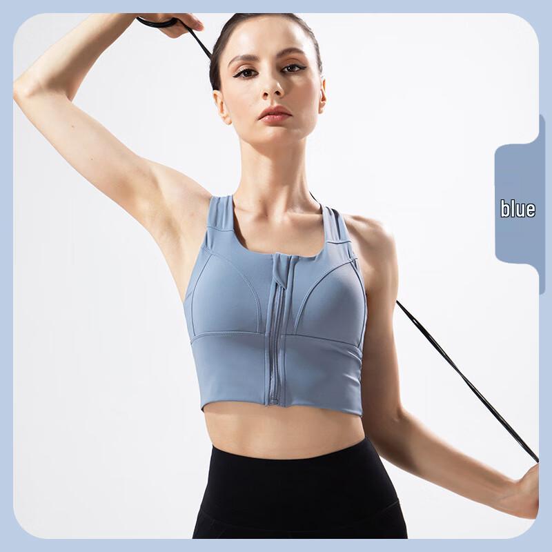 Женский спортивный бюстгальтер OEING с передней молнией S-5XL