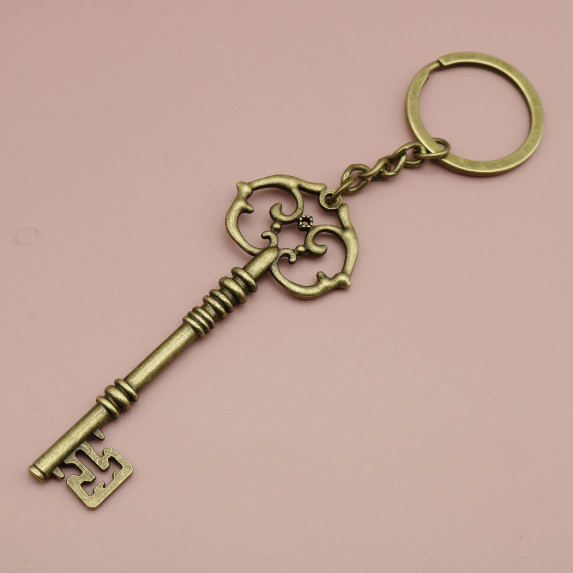 Xiyin Hot Selling Simple Lock & Key Keychain Pendant