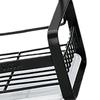 Kitchen Sink Sponge Holder, Dishcloth with Drain Tray ,Stainless Bracket Organizer Rack