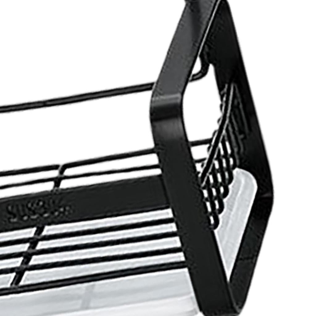 Kitchen Sink Sponge Holder, Dishcloth with Drain Tray ,Stainless Bracket Organizer Rack