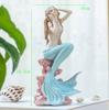 Nordic Resin Cute Mermaid Princess Figurines Fish Tank Ornaments Kawaii Decor Home Furnishing Decoration Crafts Birthday Gifts