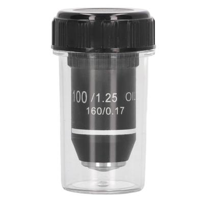 Obiettivo Microscopio di Ricambio Ingrandimento 100X Obiettivo ad Alta Potenza Interfaccia 20,2 mm