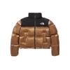 Nuptse Down Coats Women's Gold NJ1DP87K