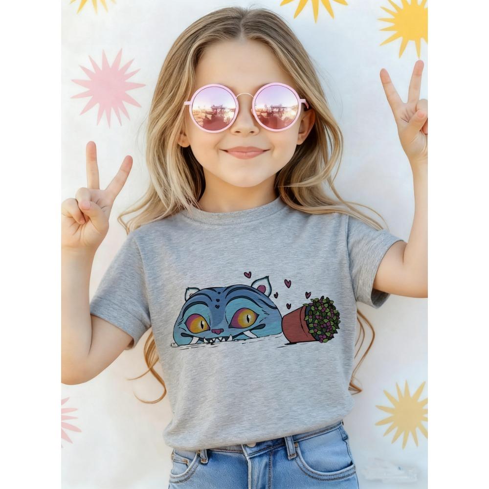Nuovo in T-shirt per Bambini Bambine KPop Demon Hunters Divertente Maglietta per Fan KPop Demon Hunters Vestiti Ragazzi Ragazze Maglietta Top Unisex