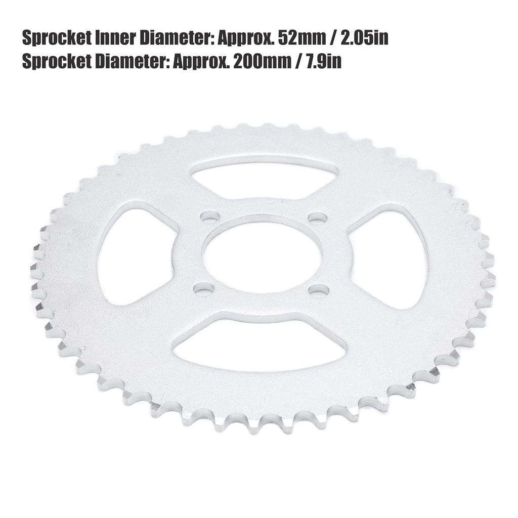 420 52mm 48T Rear Sprocket Steel Chain Roller Electric Cart for Motorcycles Wide Application and Stable Performance