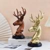 Minimalist Deer Statue Resin Animal Sculpture Home Decor Miniatures Figurine  Micro Landscape