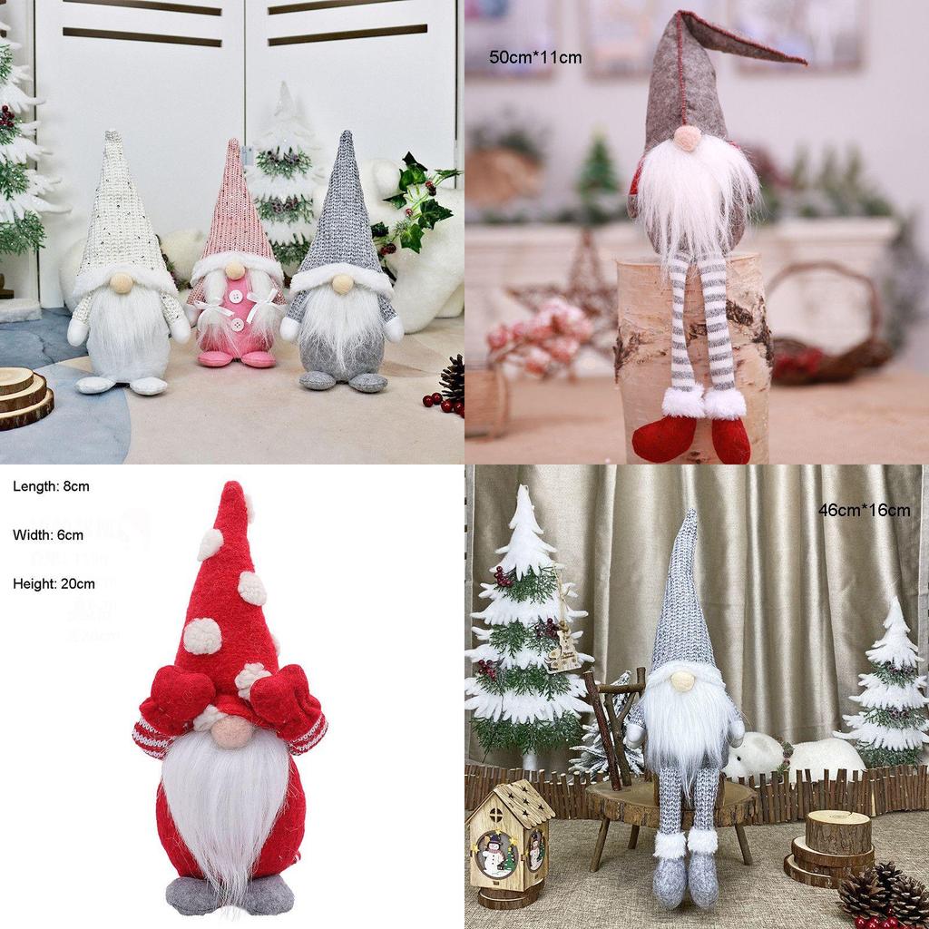 Charming Faceless Doll Christmas Decorations For Delightful Home Ornamentation
