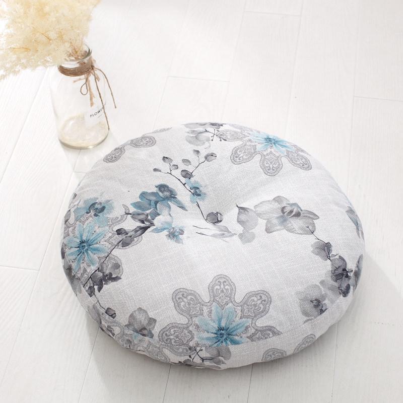 Washable Japanese-Style Thick Linen Tatami Floor Cushion for Living Room