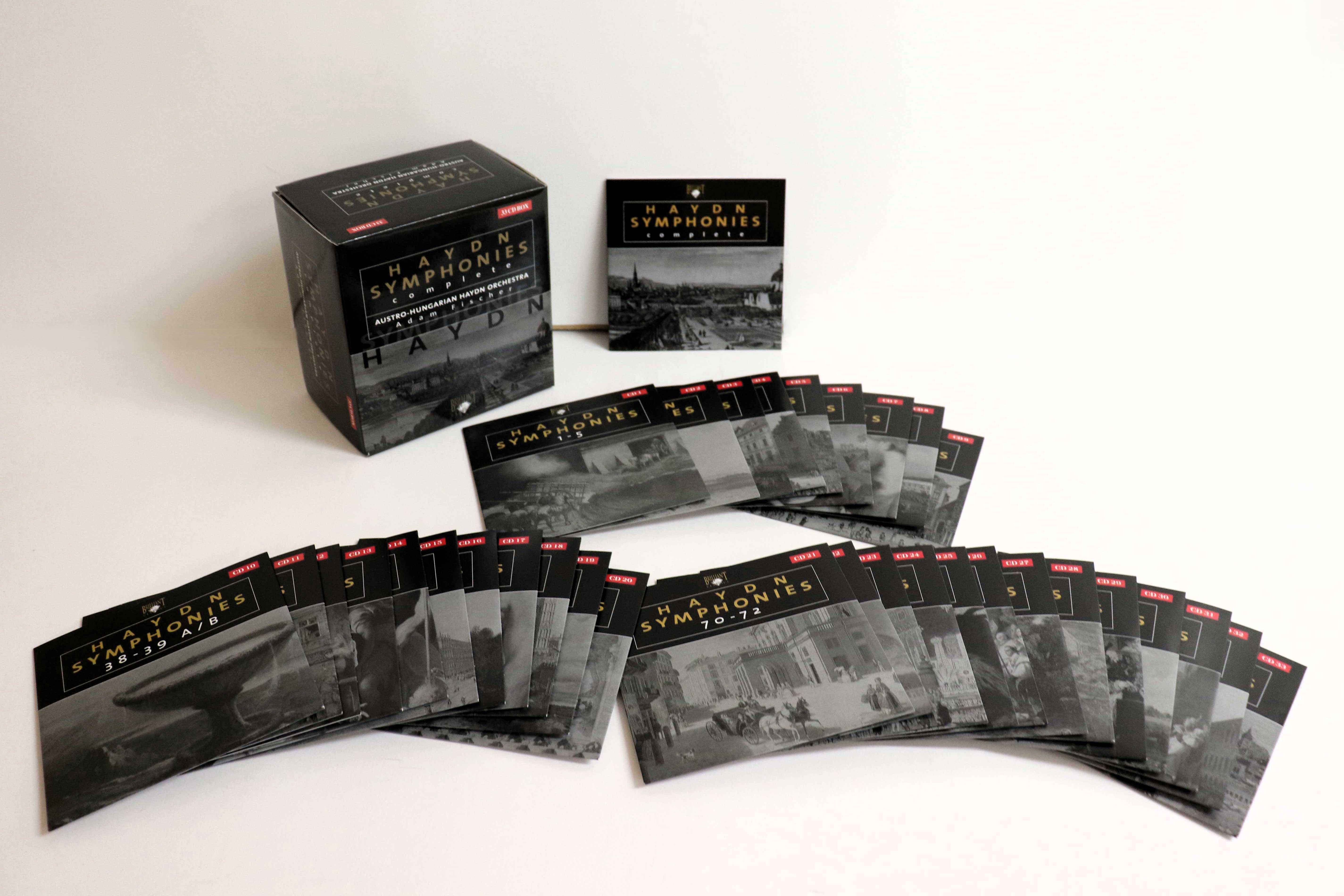 

CD АДАМ ФИШЕР, АВСТРО-ВЕНГЕРСКИЙ ГАЙДН - Симфонии Гайдна Полное собрание 99925 Brilliant Class 2002 Нидерланды Классика Б/У